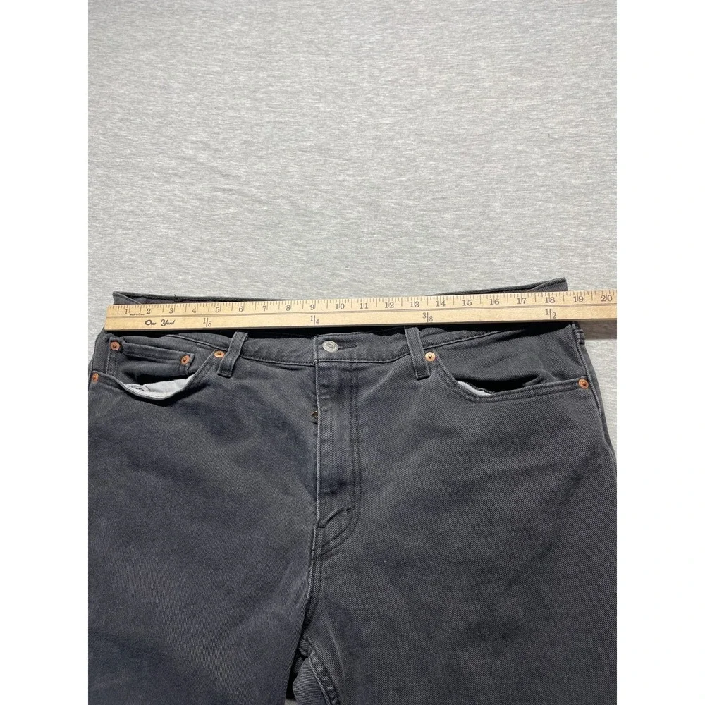 Levi's 511 Slim Fit Jeans Mens 38x32 (Fits 37x31) Dark Gray Denim Straight Leg